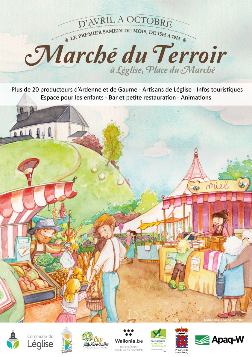 affiche_mdt marché du terroir - affiche