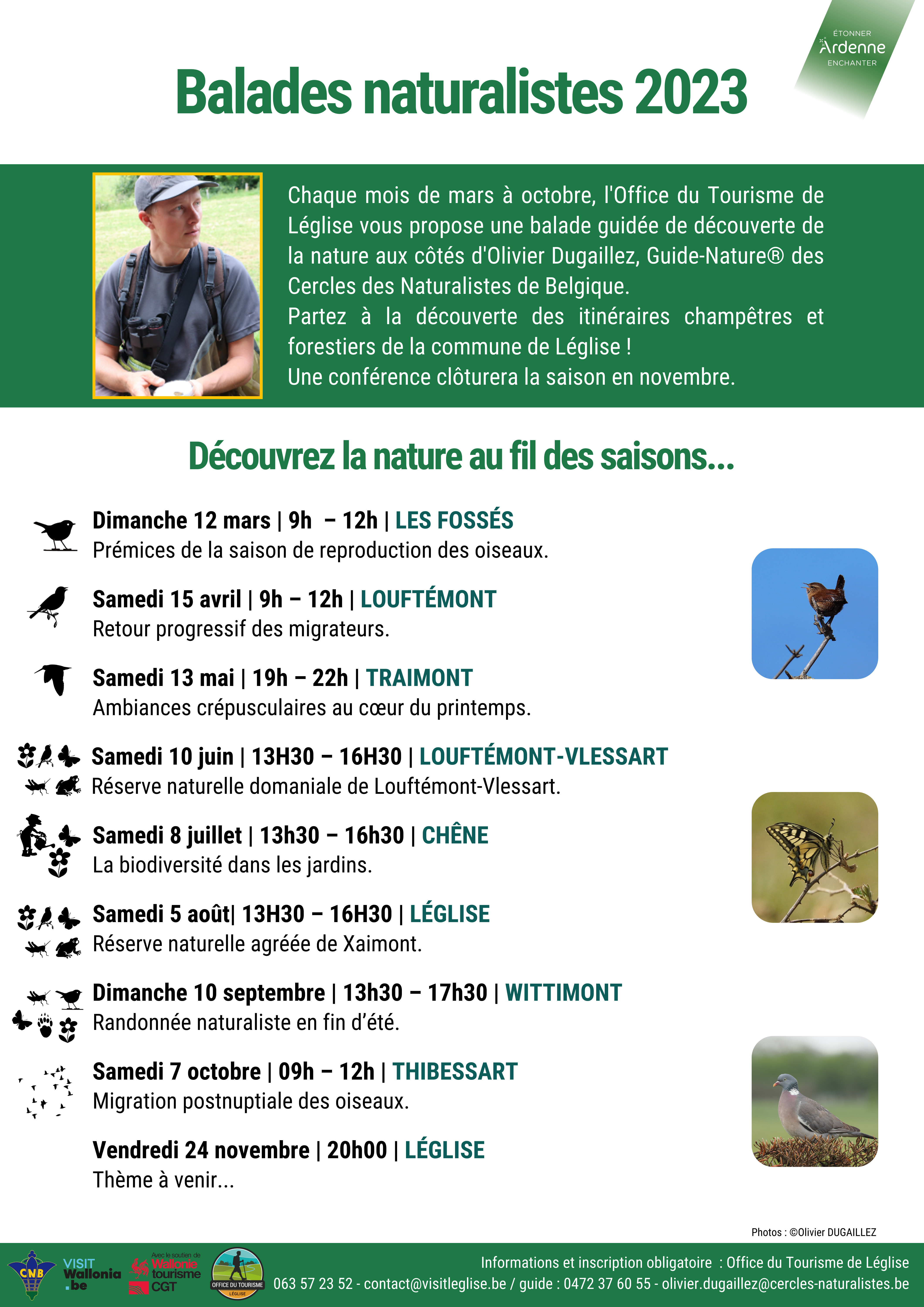 Balades naturalistes Léglise 2023 Balades naturalistes Léglise 2023