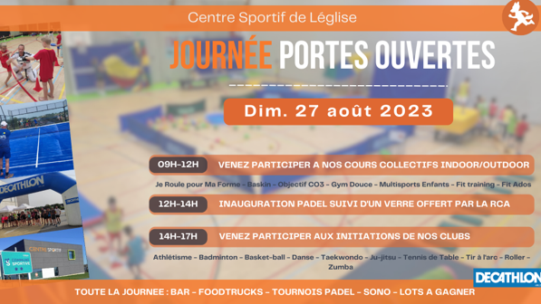 Portes ouvertes centre sportif Léglise