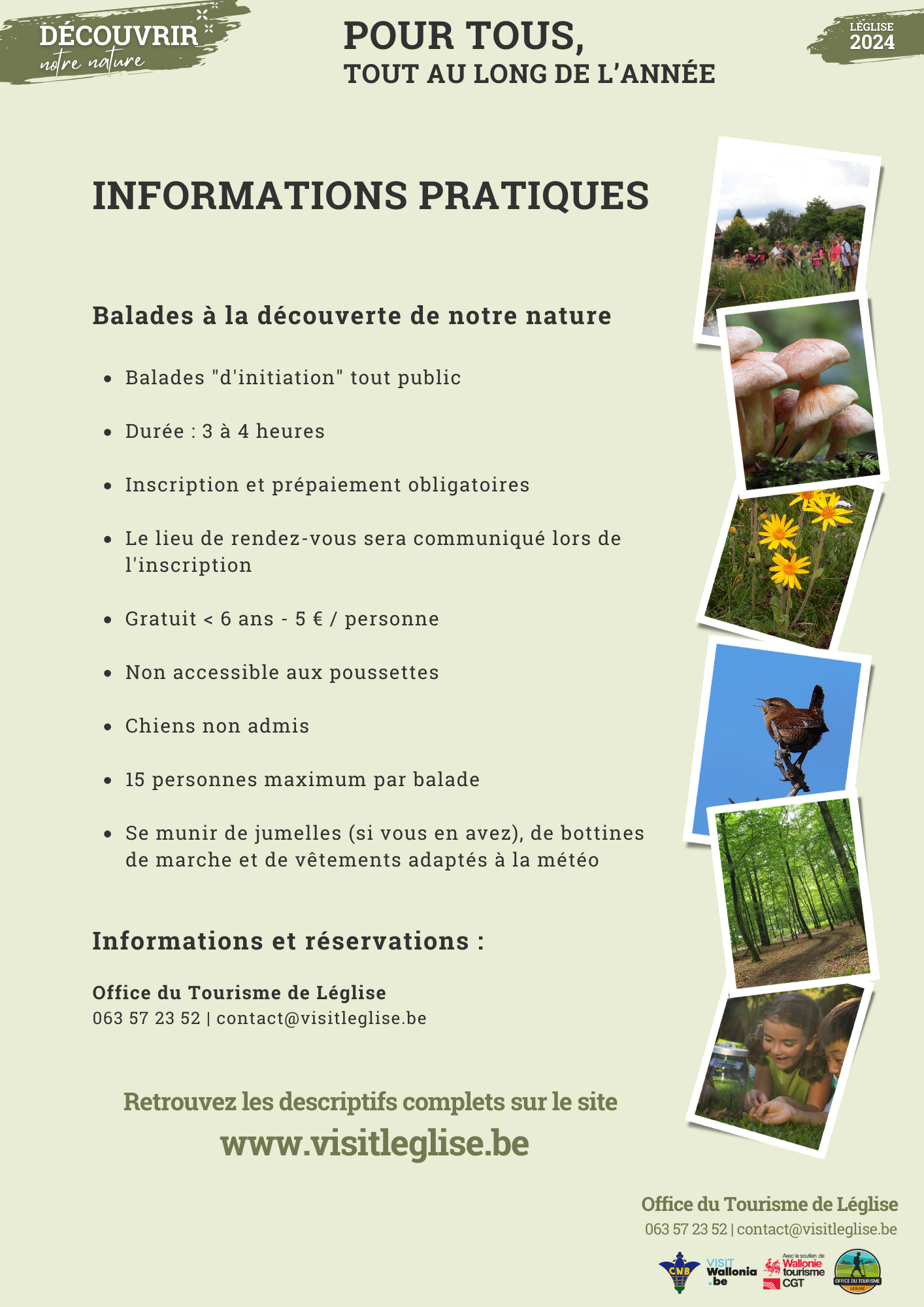 Balades nature Infos OT Léglise 2024