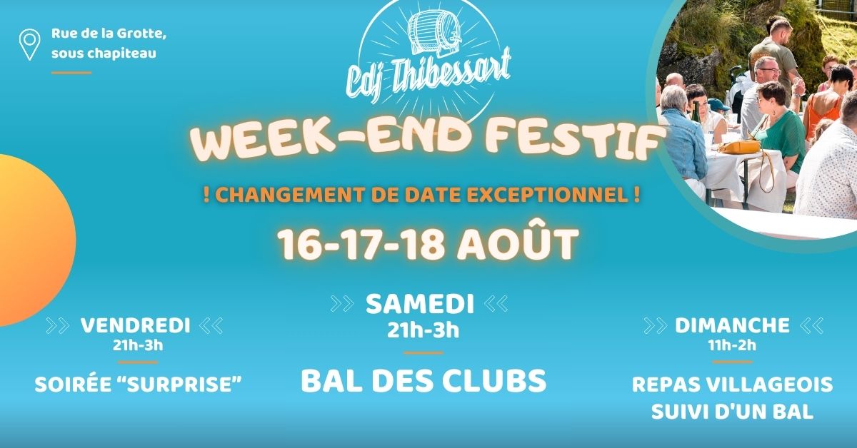 Week-end festif Thibessart 2024