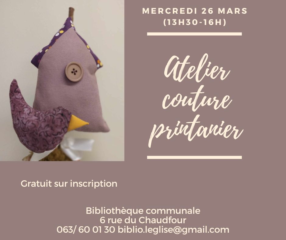 Atelier couture printanier