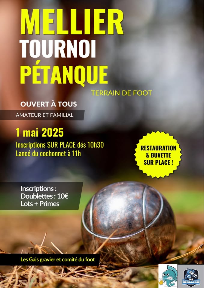 Tournoi de pétanque Mellier