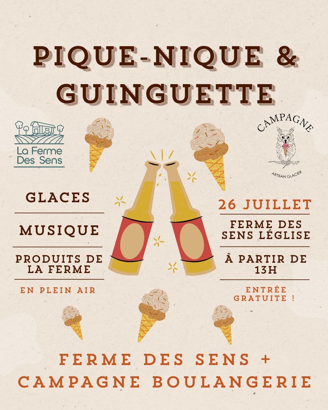 Guinguette de la ferme des sens