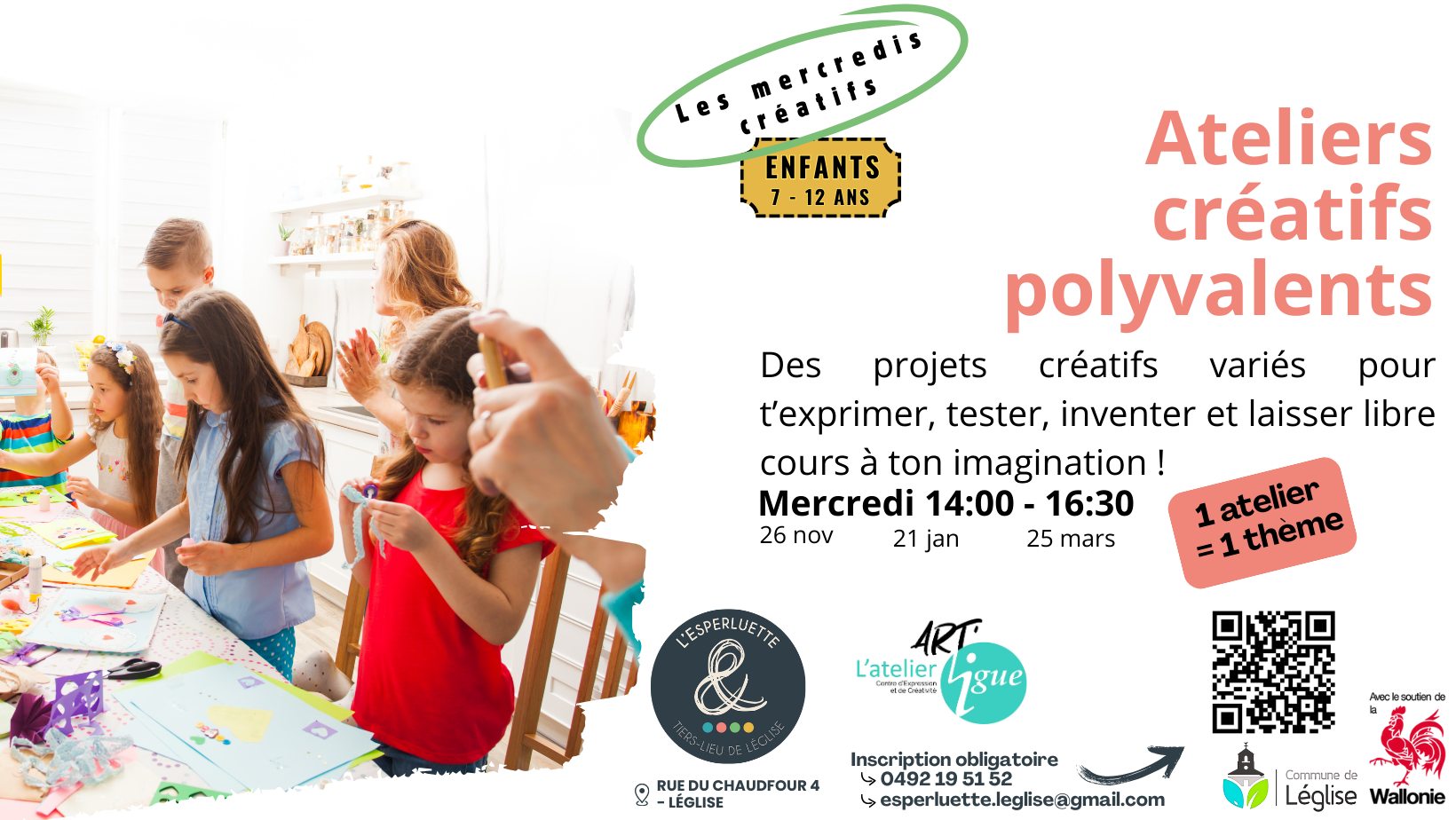 mercredis créatifs 2026