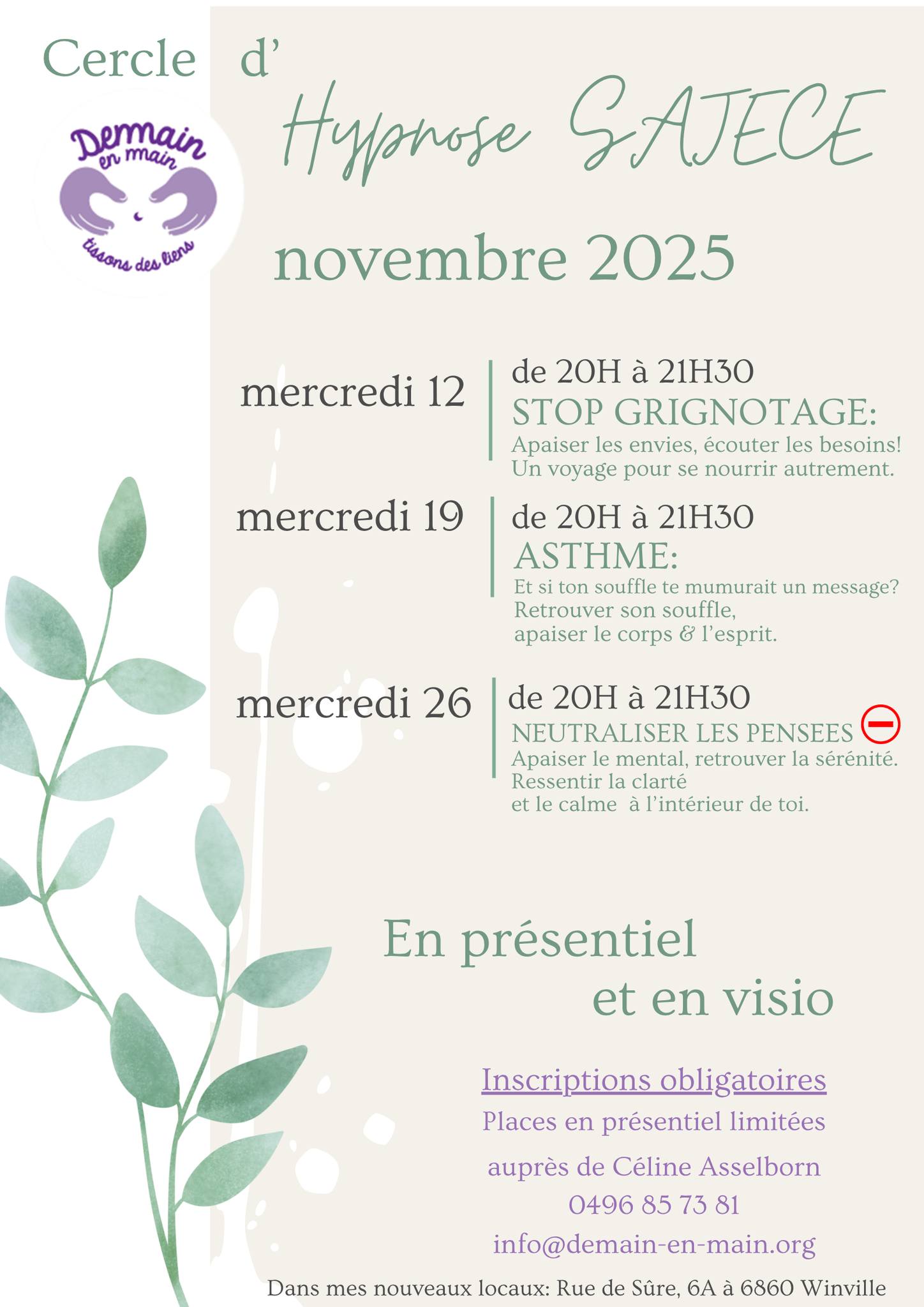 hypnose sajece nov25