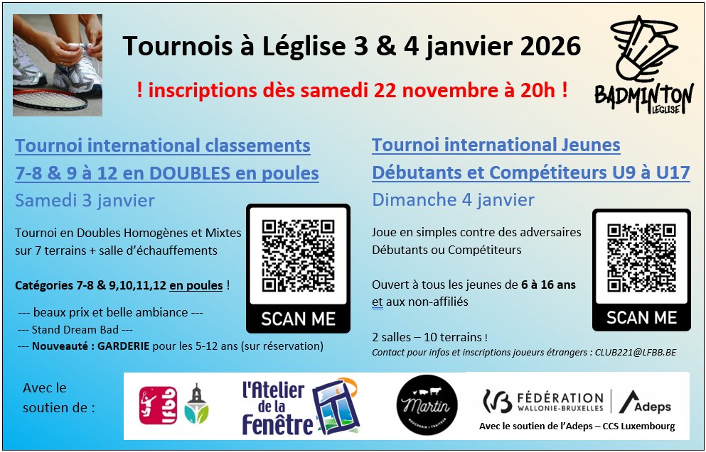 tournoi badminton 2025